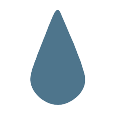 icon of a blue water drop