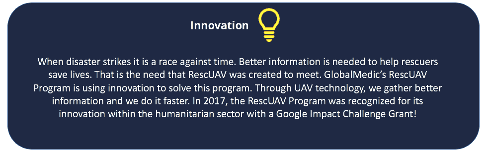 RescUAV Innovation Blurb